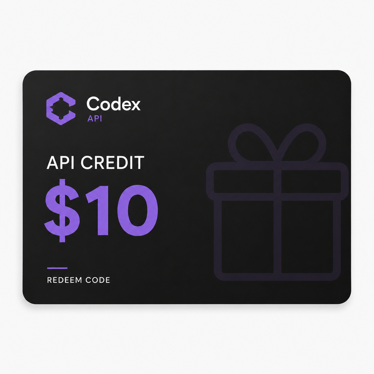 Codex API Credit – $10 Redeem Code