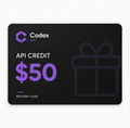 Codex API Credit – $50 Redeem Code