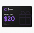 Codex API Credit - $20 Redeem Code
